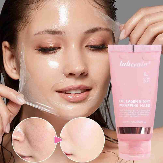 Night Collagen Wrapping Mask Rejuvenation Moisturizing Brightening Korean Face Mask